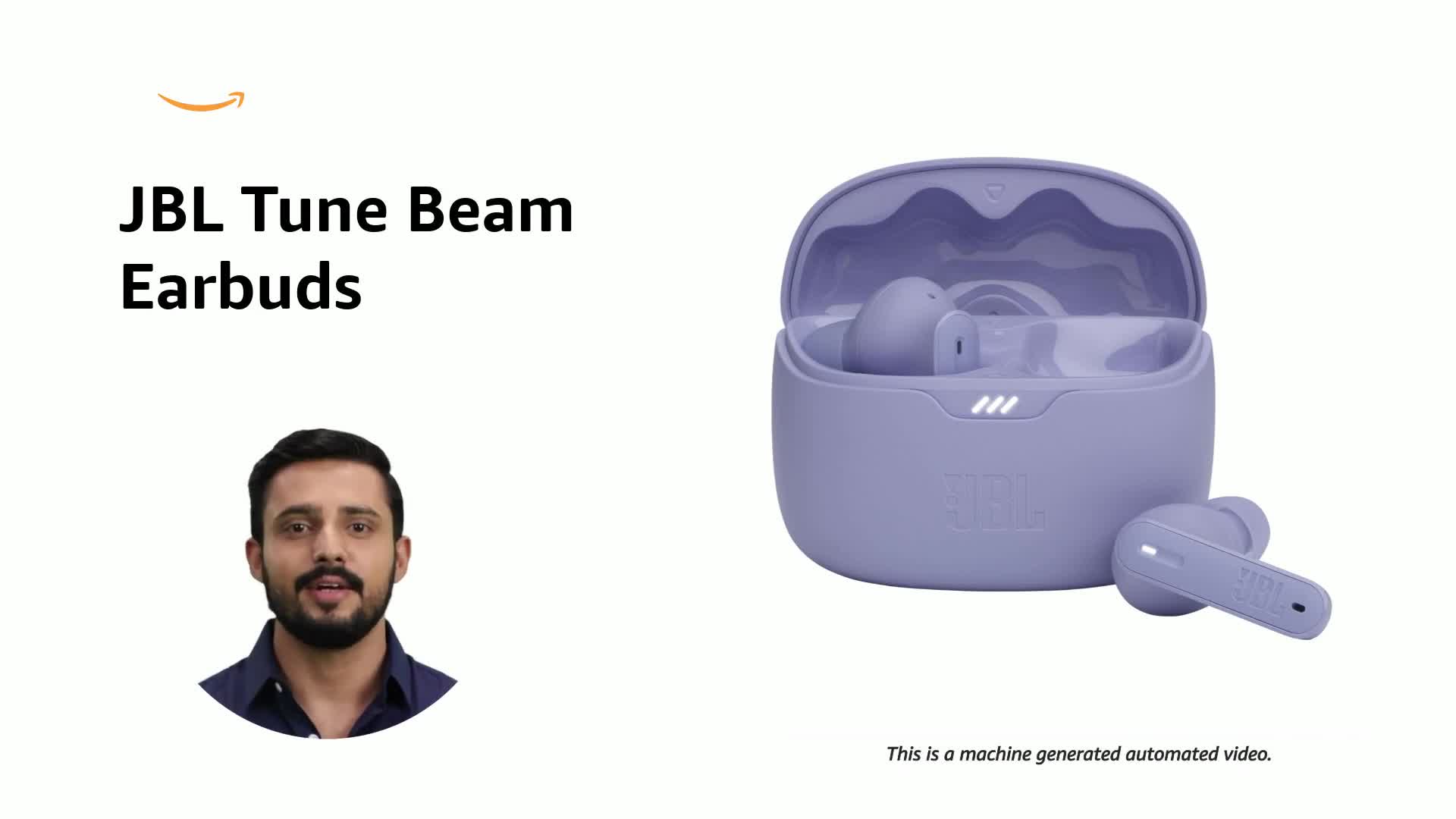 JBL Tune Beam - True Wireless Active Noise Cancelling with Smart